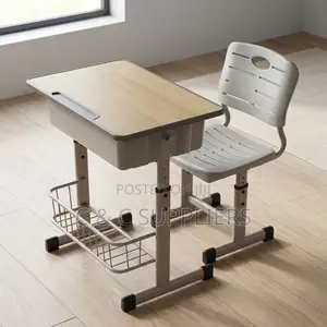 Home Children Steel Framed Desk & Chair.