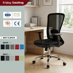 Ergonomic Mid Backrest Chair | Home Office Study Seat