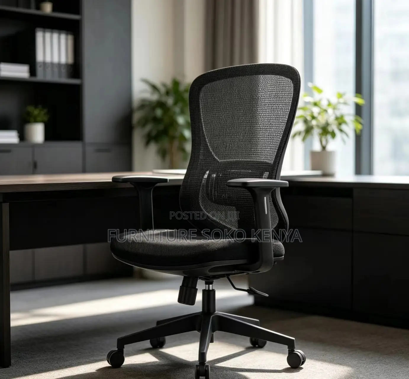 Ergonomic Mid Backrest Chair | Home Office Study Seat