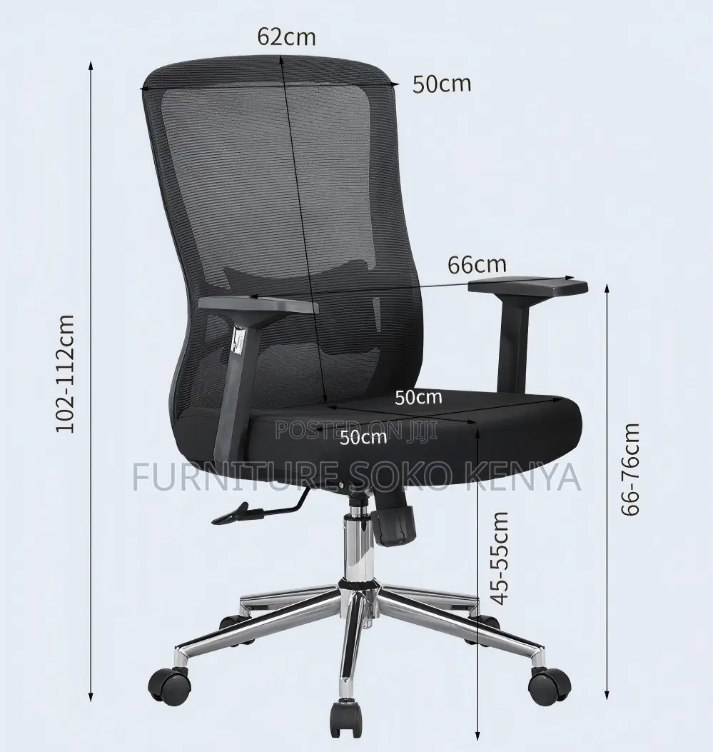 Ergonomic Mid Backrest Chair | Home Office Study Seat