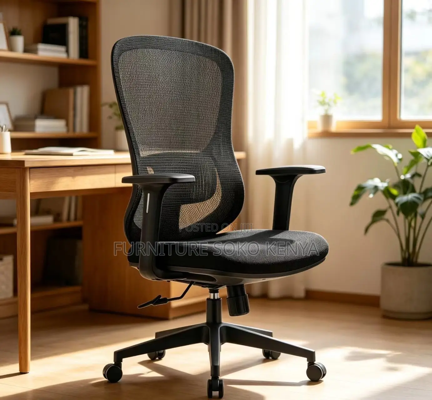 Ergonomic Mid Backrest Chair | Home Office Study Seat