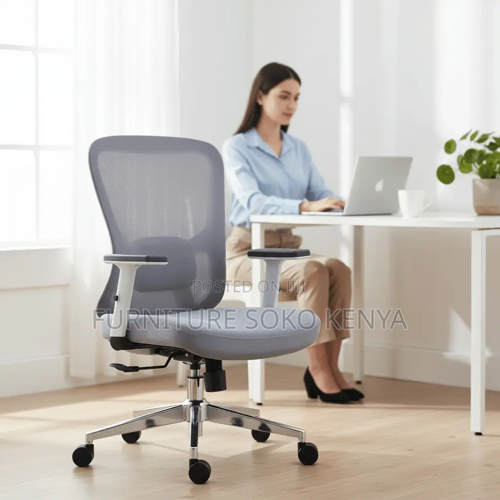 Ergonomic Mid Backrest Chair | Home Office Study Seat