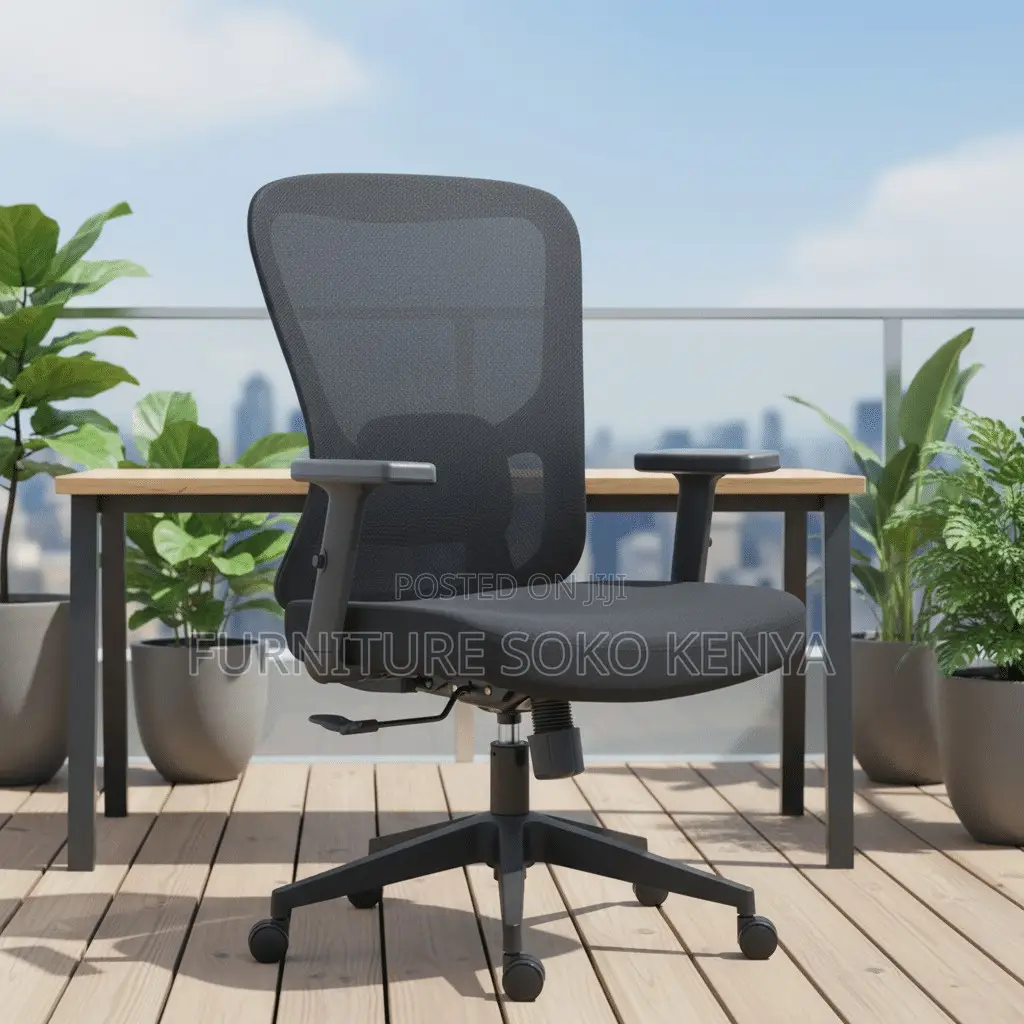 Ergonomic Mid Backrest Chair | Home Office Study Seat