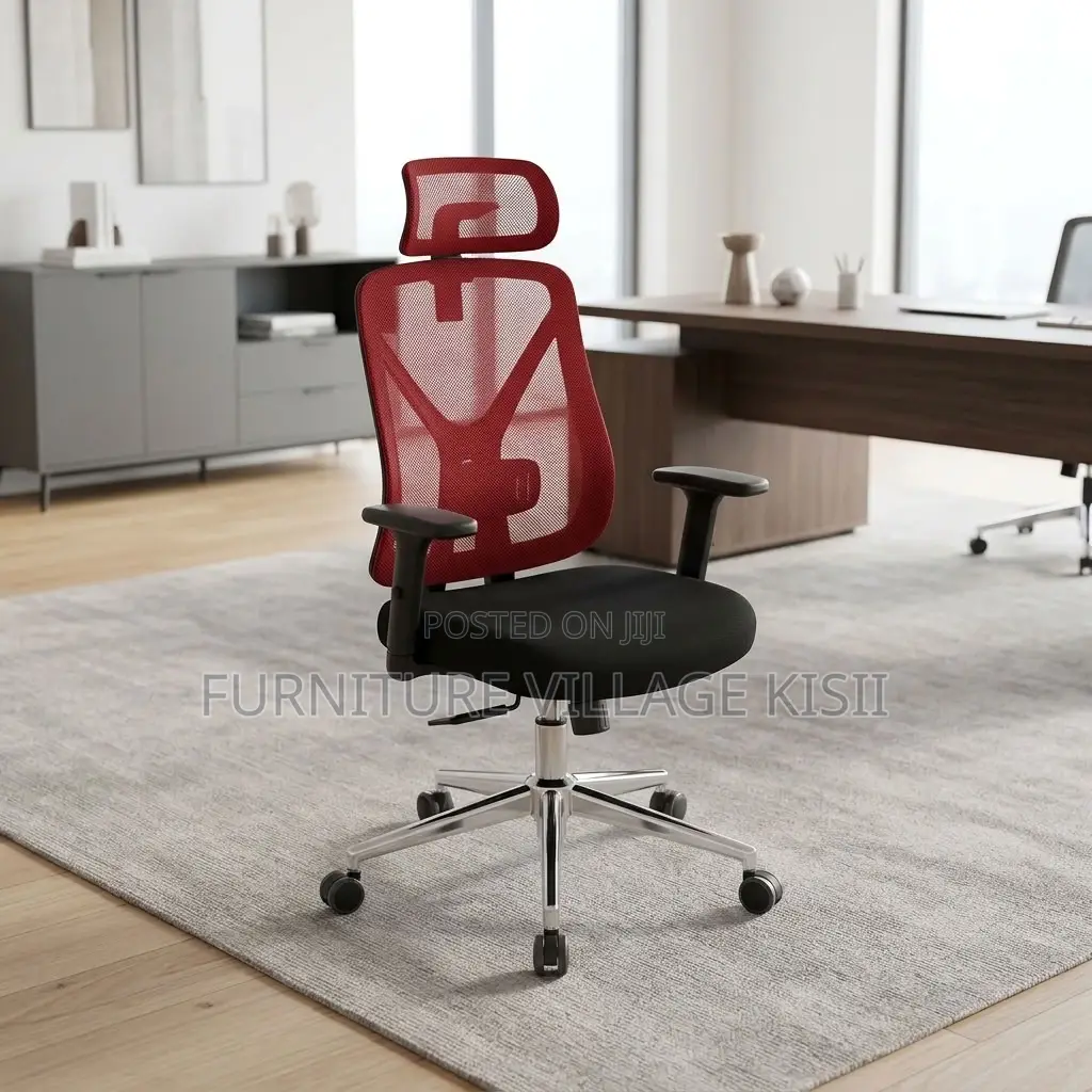 Red Back Ergonomic Office Chair