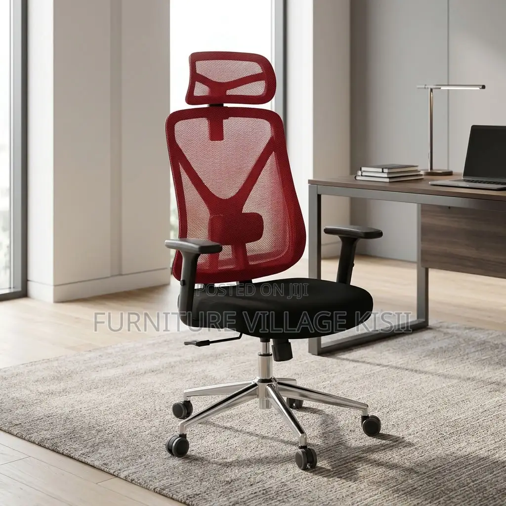 Red Back Ergonomic Office Chair