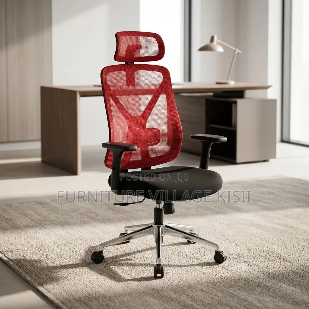Red Back Ergonomic Office Chair