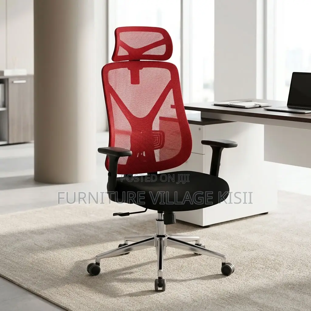 Red Back Ergonomic Office Chair