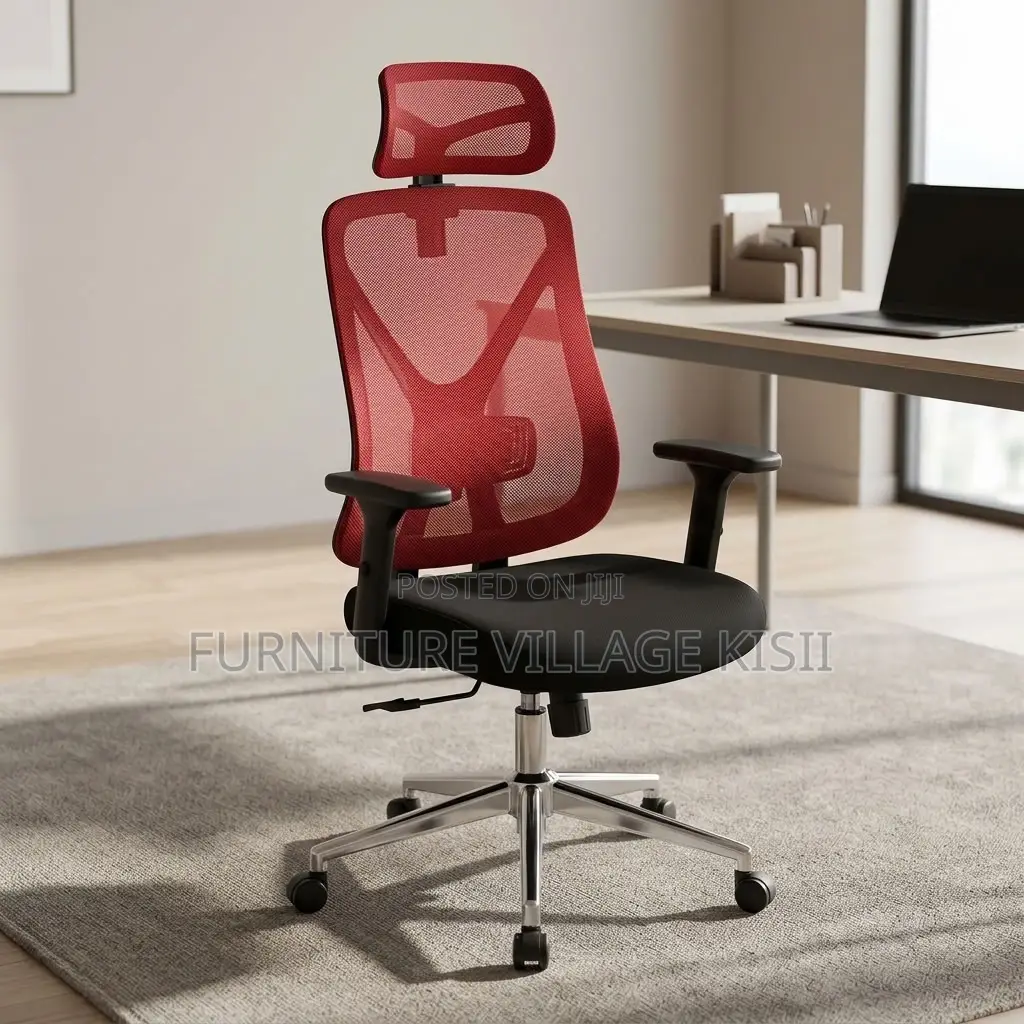 Red Back Ergonomic Office Chair