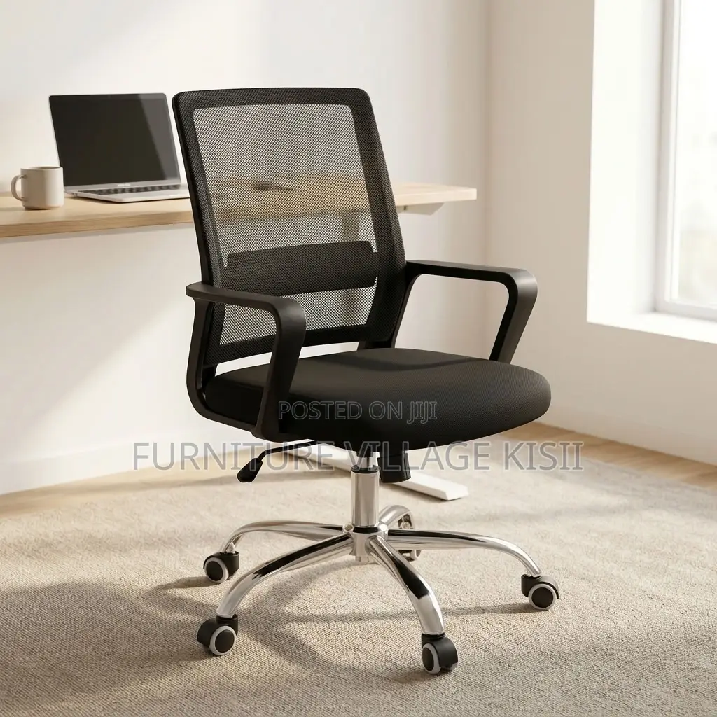 Captain Mesh Ergonomic Office Chair-Without Headrest