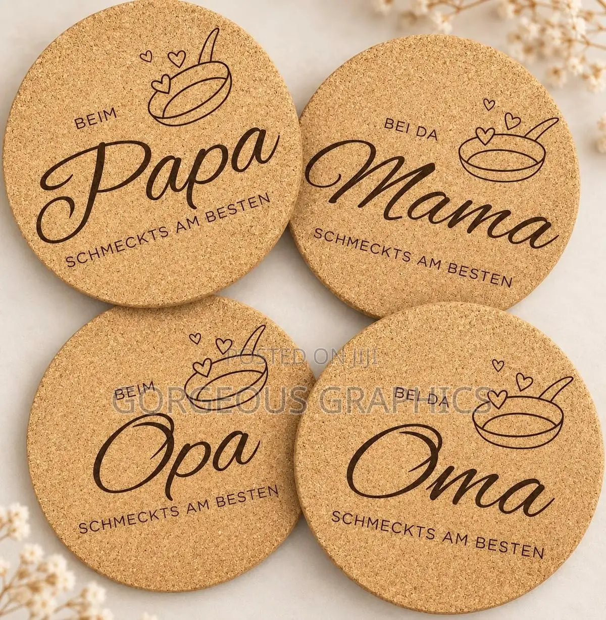Customized Drink Mats for Promotional Branding