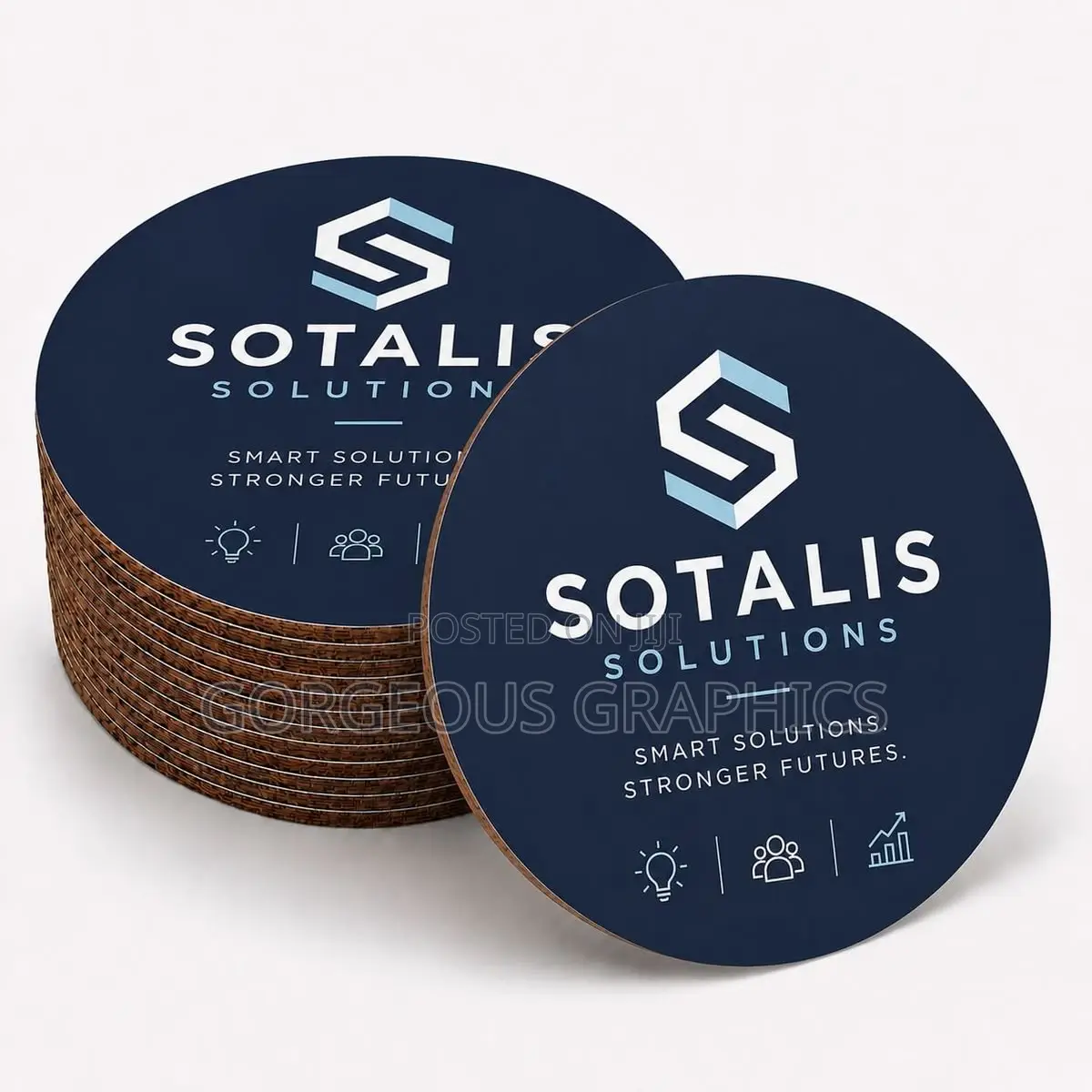 Customized Drink Mats for Promotional Branding