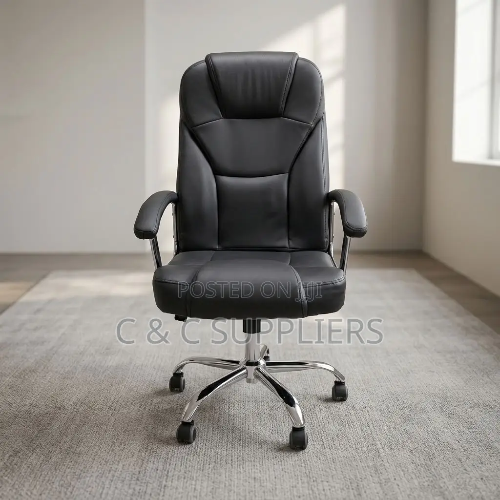 Leather Staff Chair.
