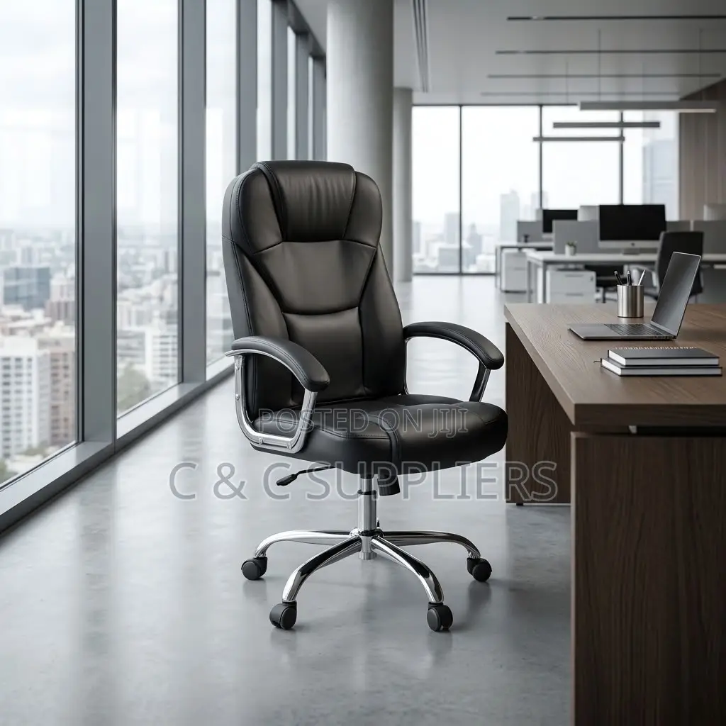 Leather Staff Chair.