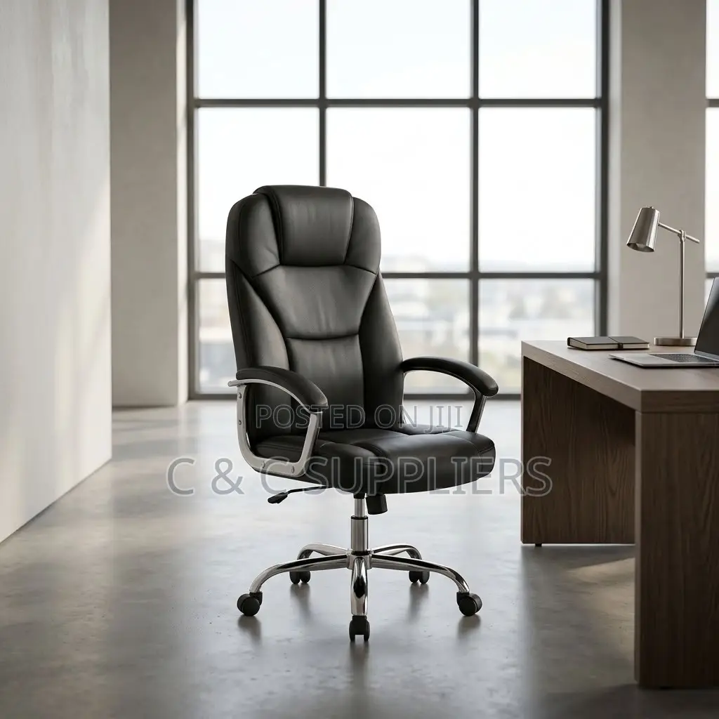 Leather Staff Chair.