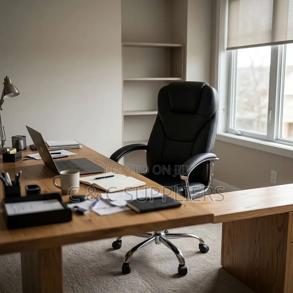 Leather Staff Chair.