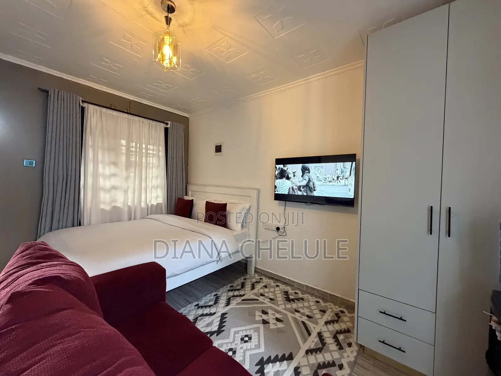 New Studio Airbnb Kibiko Kwa Ndichu