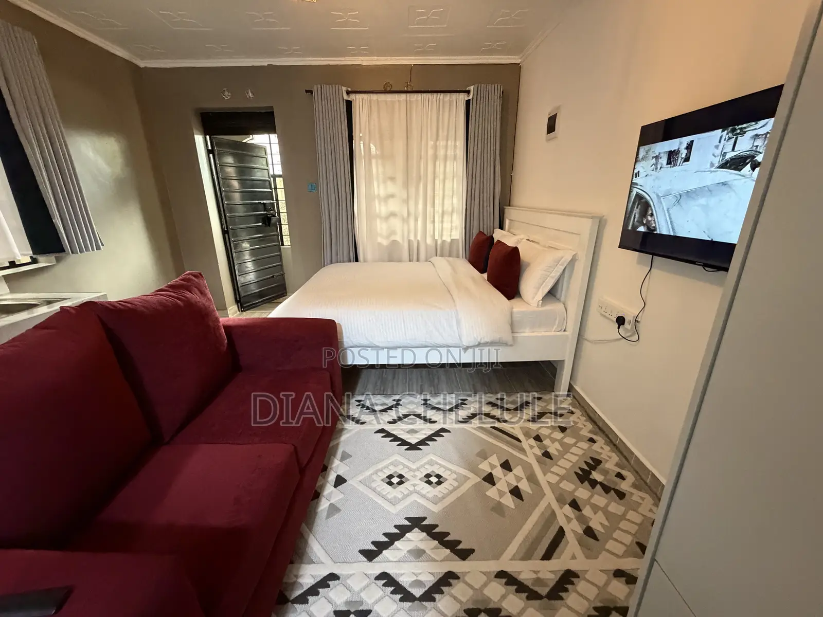 New Studio Airbnb Kibiko Kwa Ndichu
