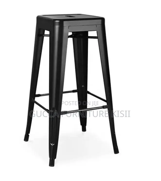Modular Metallic Bistro Barstool