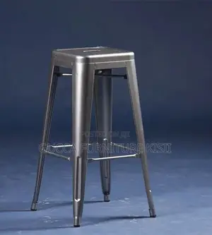 Modular Metallic Bistro Barstool
