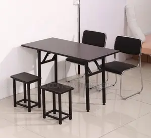 Wooden Computer Table With Foldable Legs