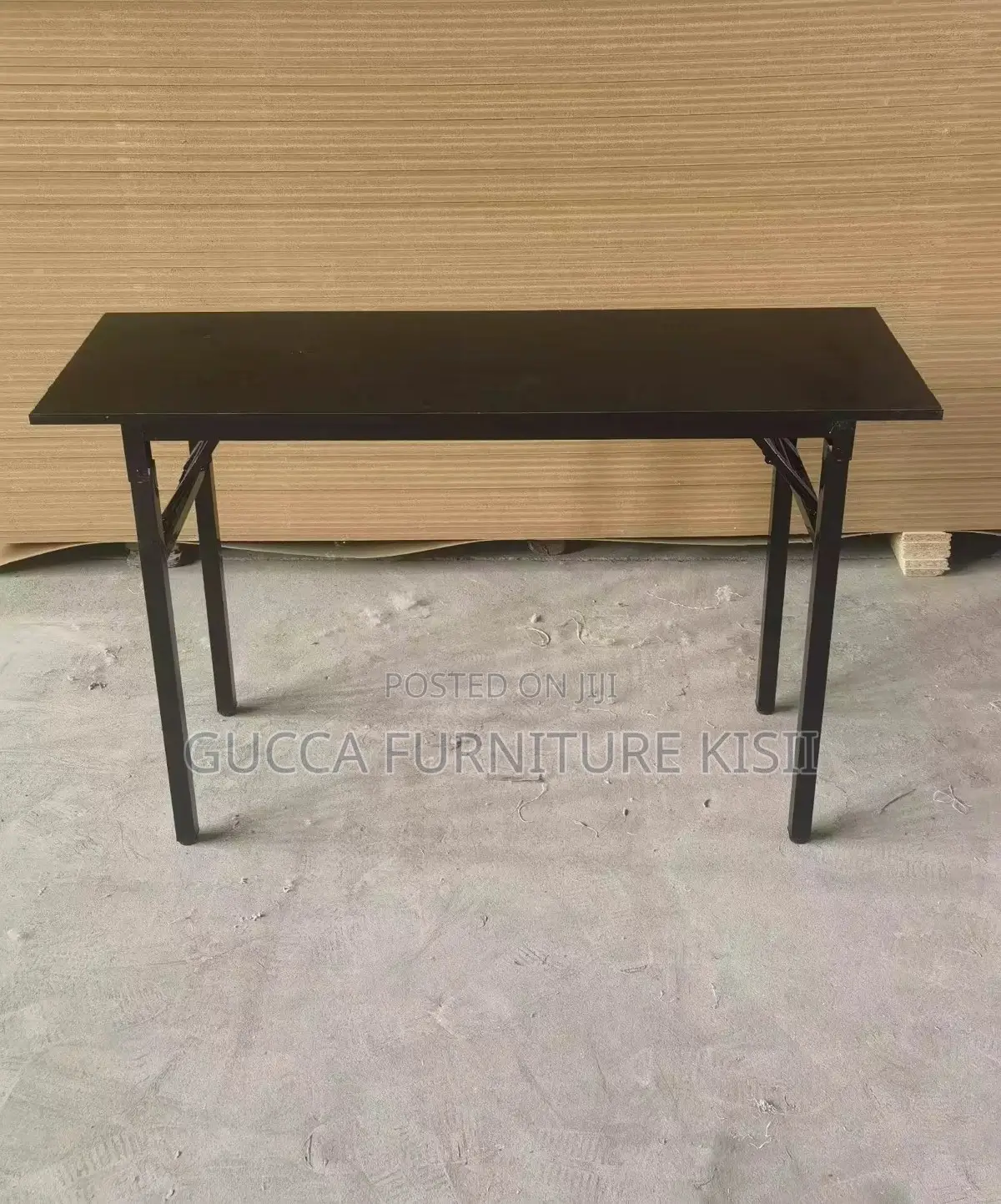 Wooden Computer Table With Foldable Legs