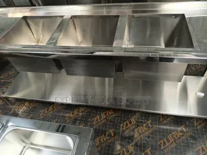 3 Bowl Sink Stainless Steel