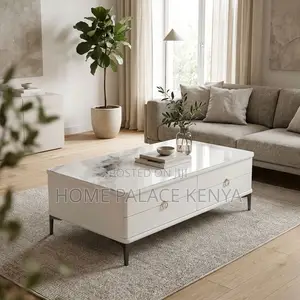 Coffee Table; 4-Drawer Living Room Table