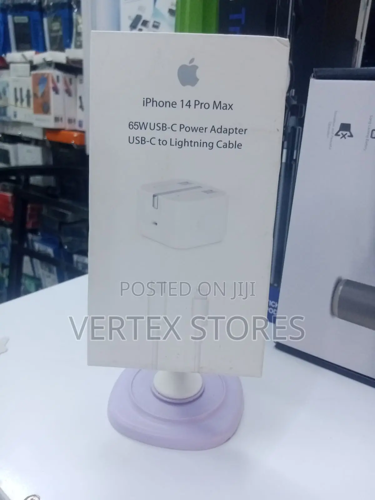 65W USB-C Power Adapter With USB-C to Lightning Cable