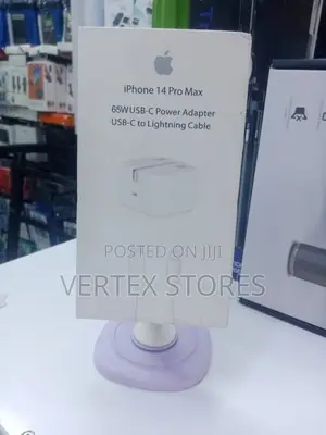 65W USB-C Power Adapter With USB-C to Lightning Cable