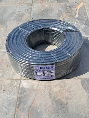 100 Metres CCTV RG59 Coaxial Cable With Power Supply Wire