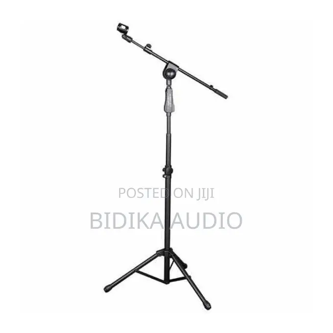 Boyong Metallic Microphone Tripod Stand With a Mic Holder