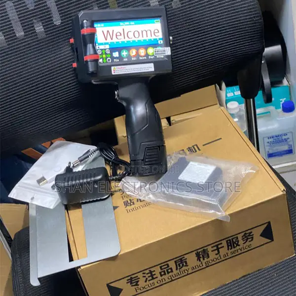 Handheld Coding Inkjet Printer High Resolution Text and Graphics