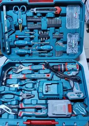 TOTAL 166PCS Cordless Power Tool Kit With 66Nm Torque Drill