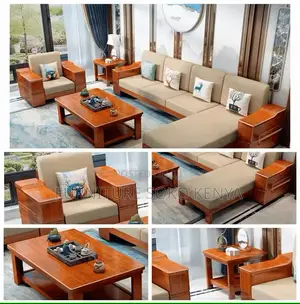 Mahogany Home Office Coffee Table | 1200mm Long Executive Table
