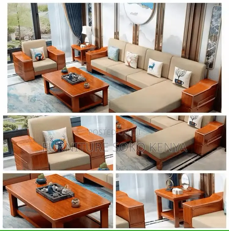 Mahogany Home Office Coffee Table | 1200mm Long Executive Table