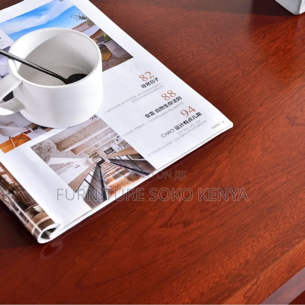 Mahogany Home Office Coffee Table | 1200mm Long Executive Table