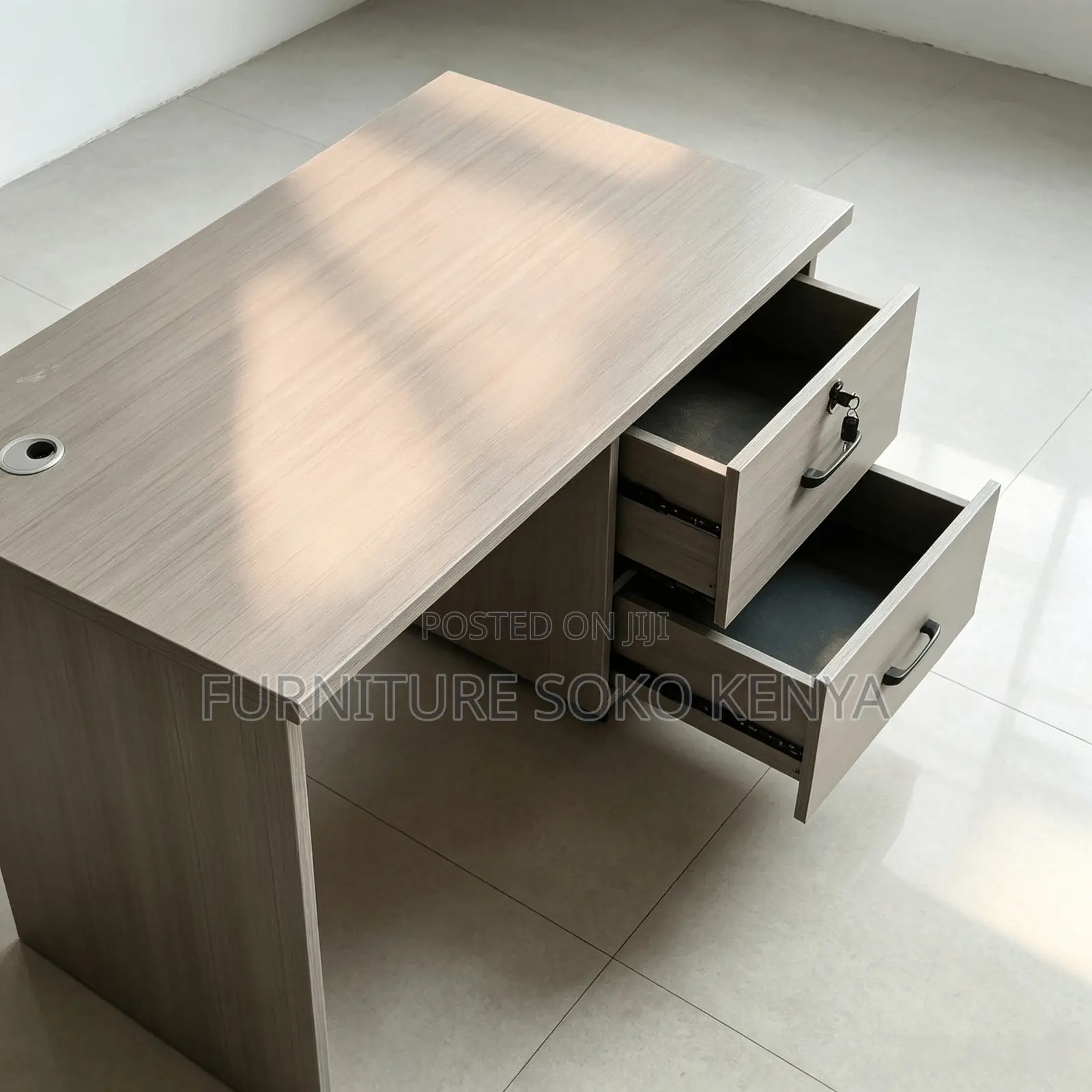 Clerical Home Office 1200mm Table | 3 Drawered Study Desk