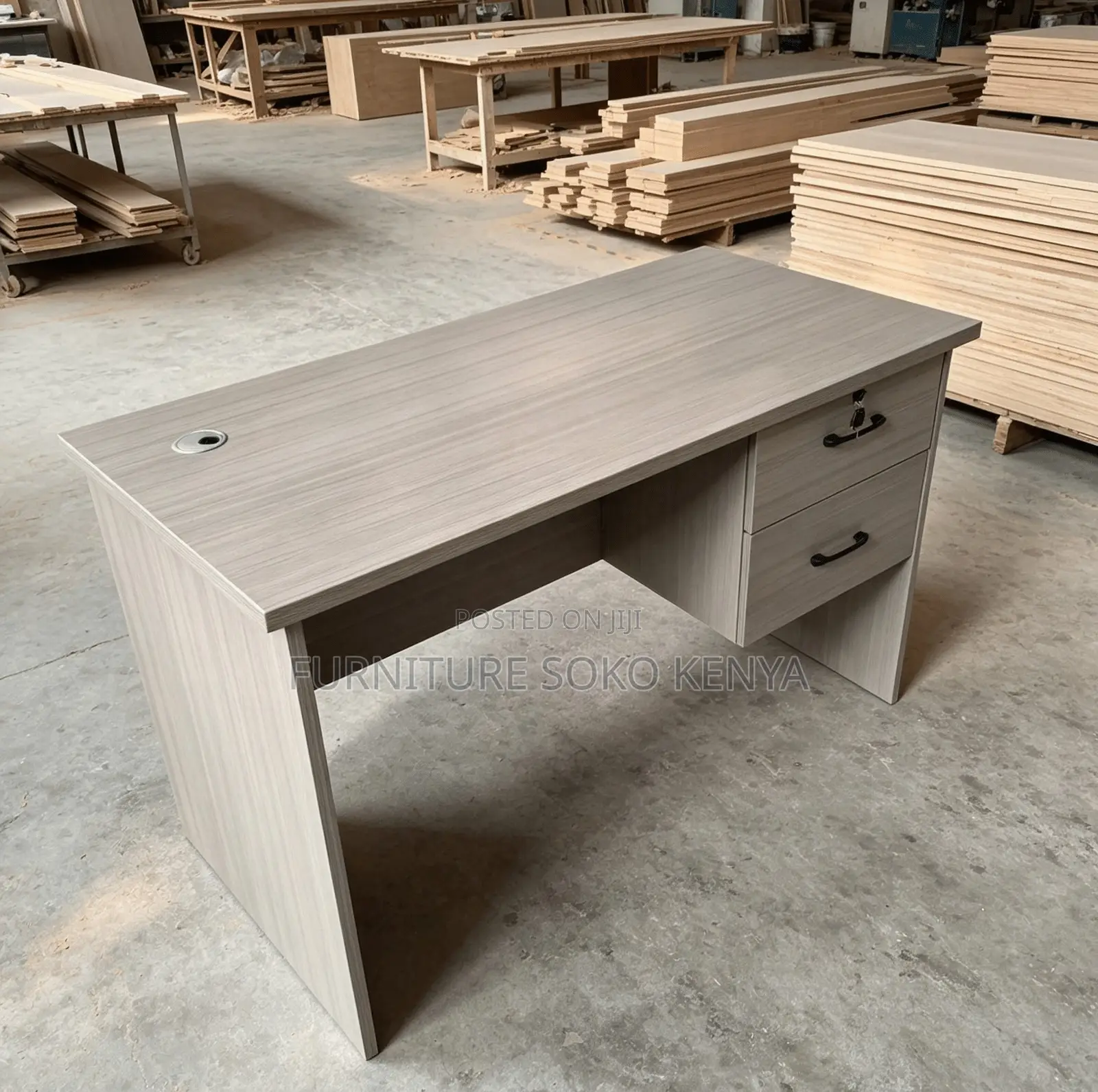 Clerical Home Office 1200mm Table | 3 Drawered Study Desk