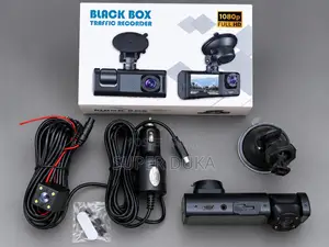 3 Lens Dash Cam 1080P Full HD Car Camera Recorder