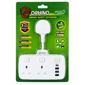 ORHINO 3 USB and 1 Type C Safety Extension Cable