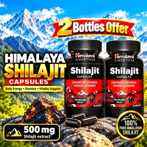 Erectile Dysfunction Cure-Himalaya Shilajit 2 Bottles Offer, 120 Capsu