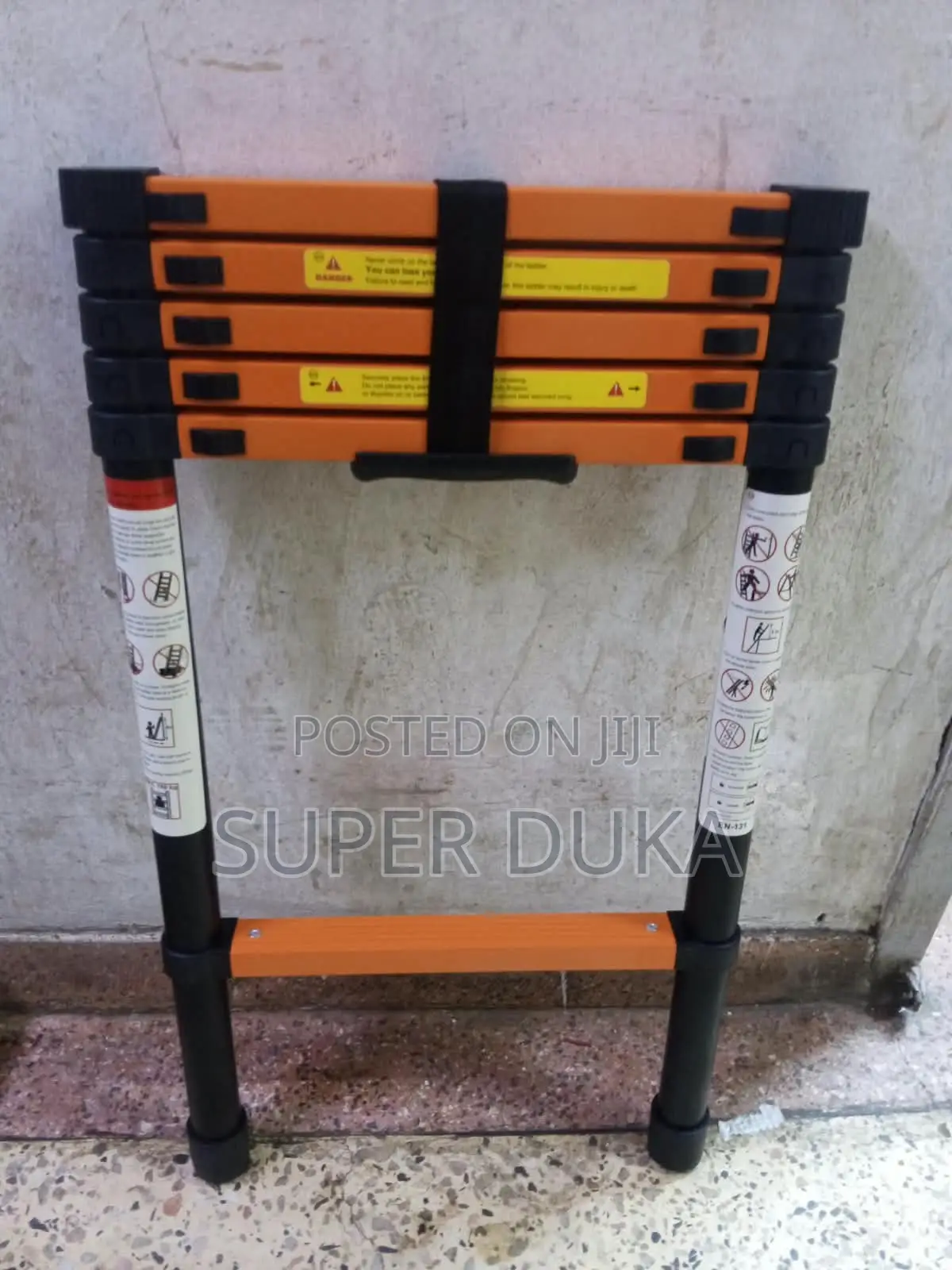2.3m Telescopic Ladder Aluminium Folding Step Extension