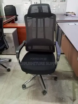 Igh Back Ergonomic Mesh Office Chair With Headrest, Lumbar Support