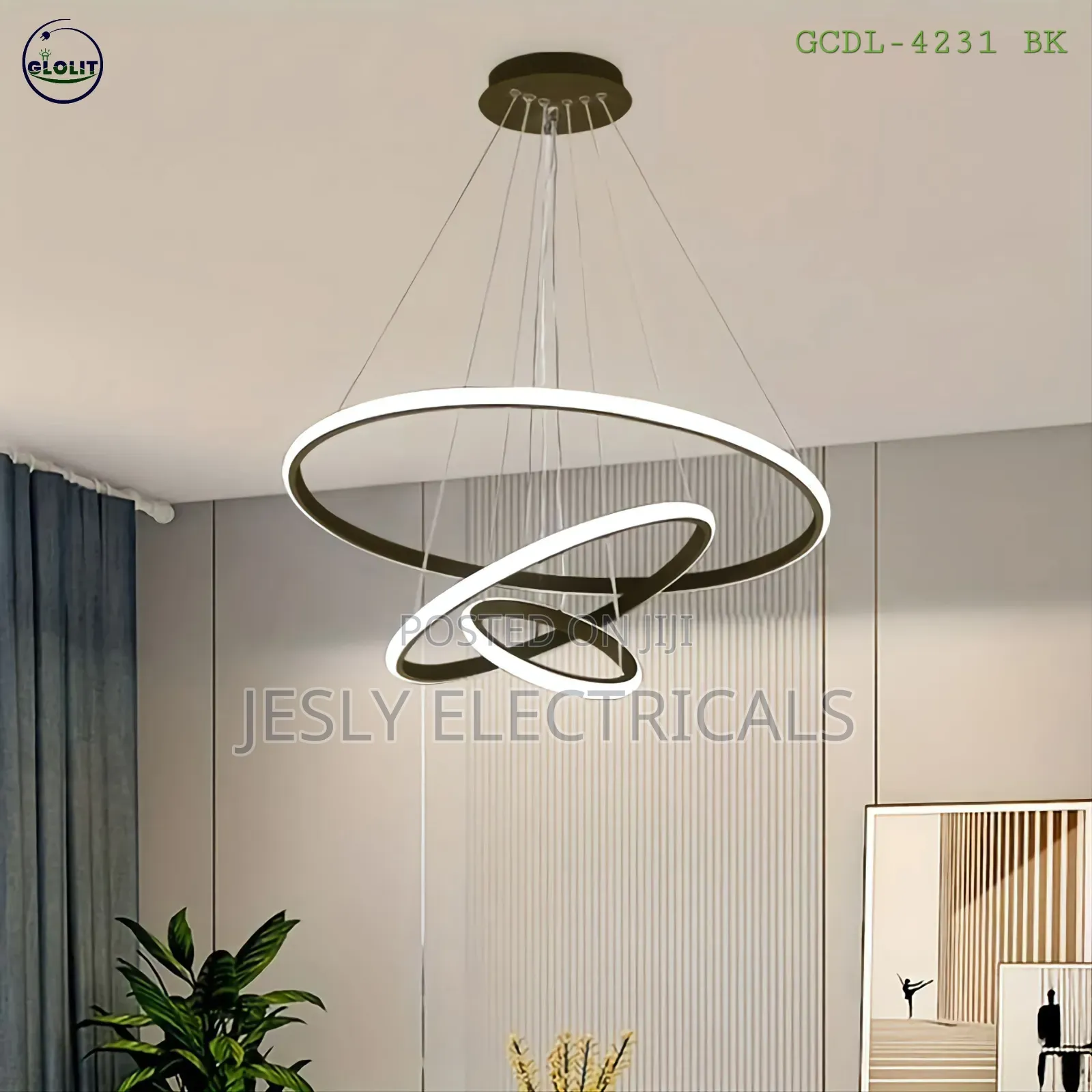 Modern 3ring Chandelier