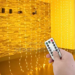 3*3 Metres Curtain Lights With Remote Control