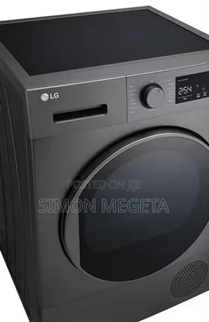 LG 8kg Front Load Dryer, Heat Pump , Sensor Dry , - Black