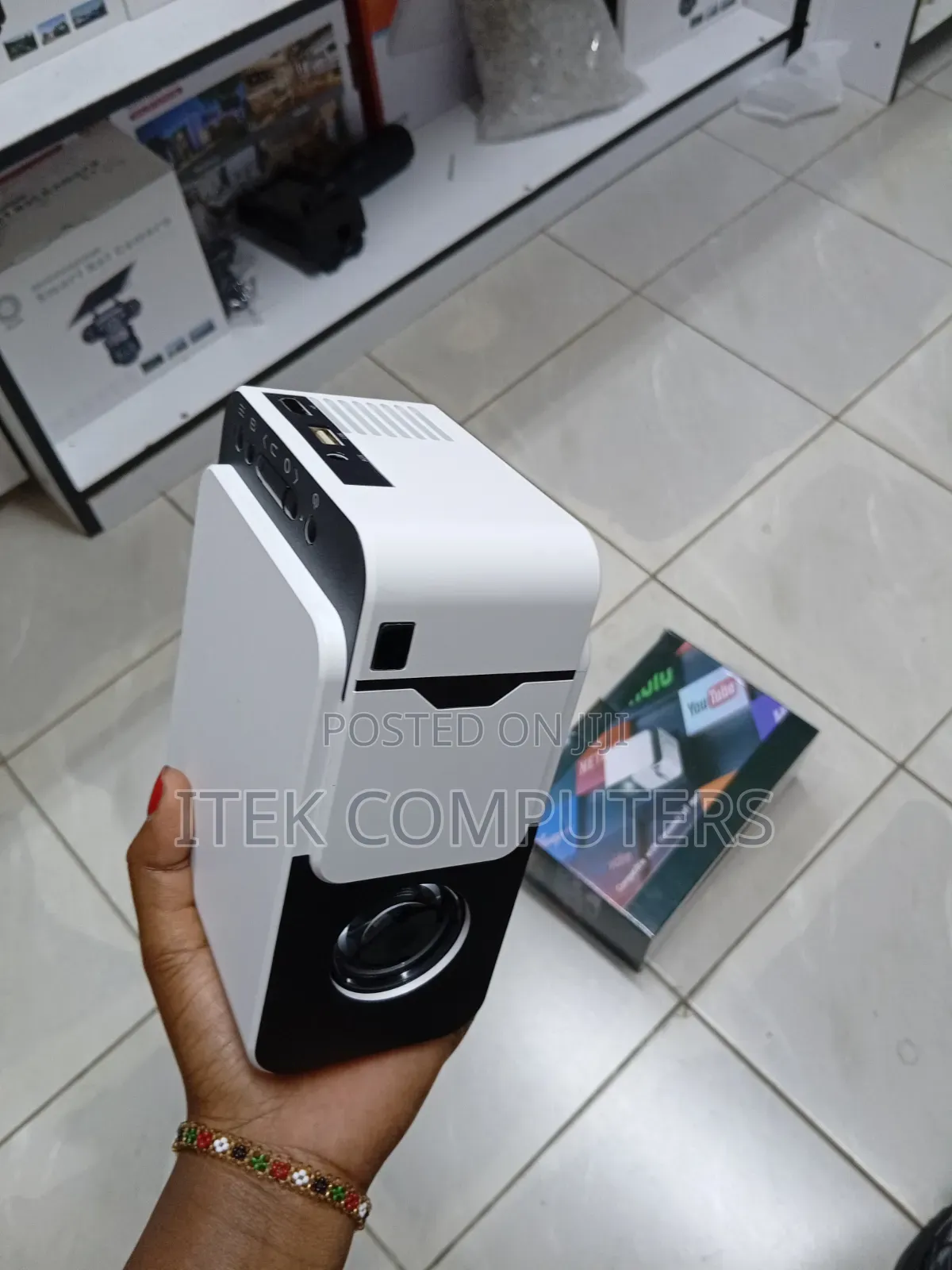 T6 Mini Smart Projector With Convenient Wireless Device Connection