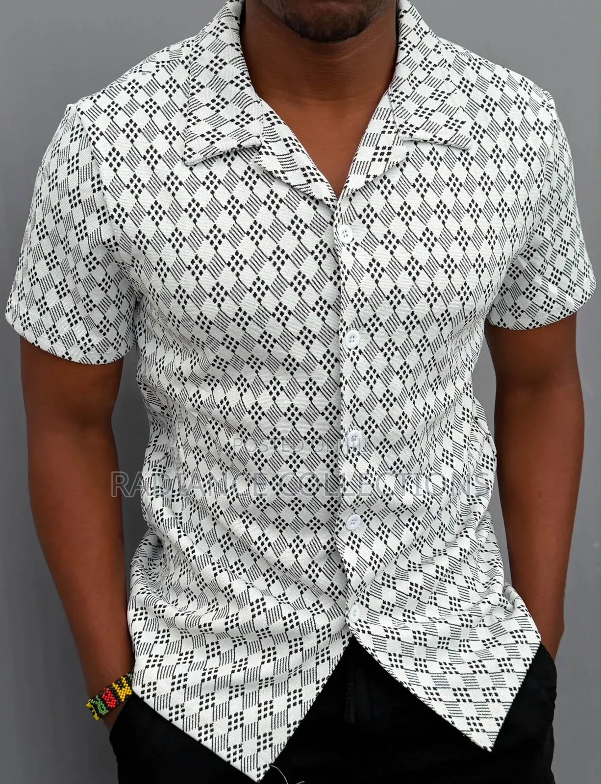 Men Floral Cubann T-Shirts