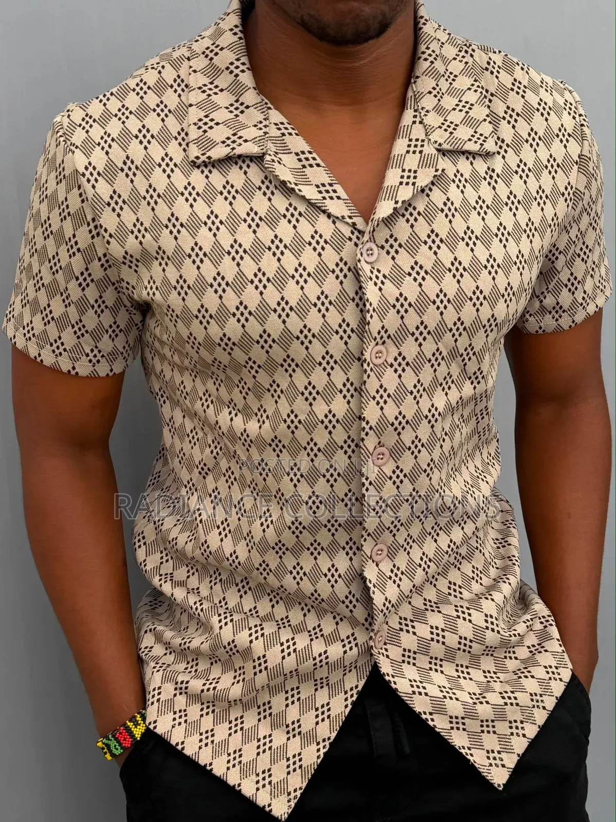 Men Floral Cubann T-Shirts