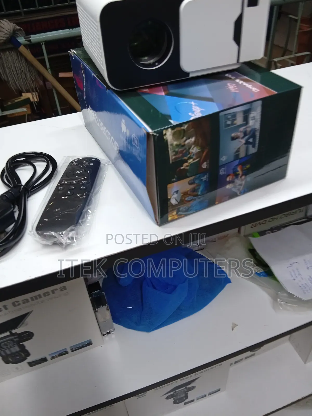 T6 Mini Smart Projector for Convenient Phone Device Connection
